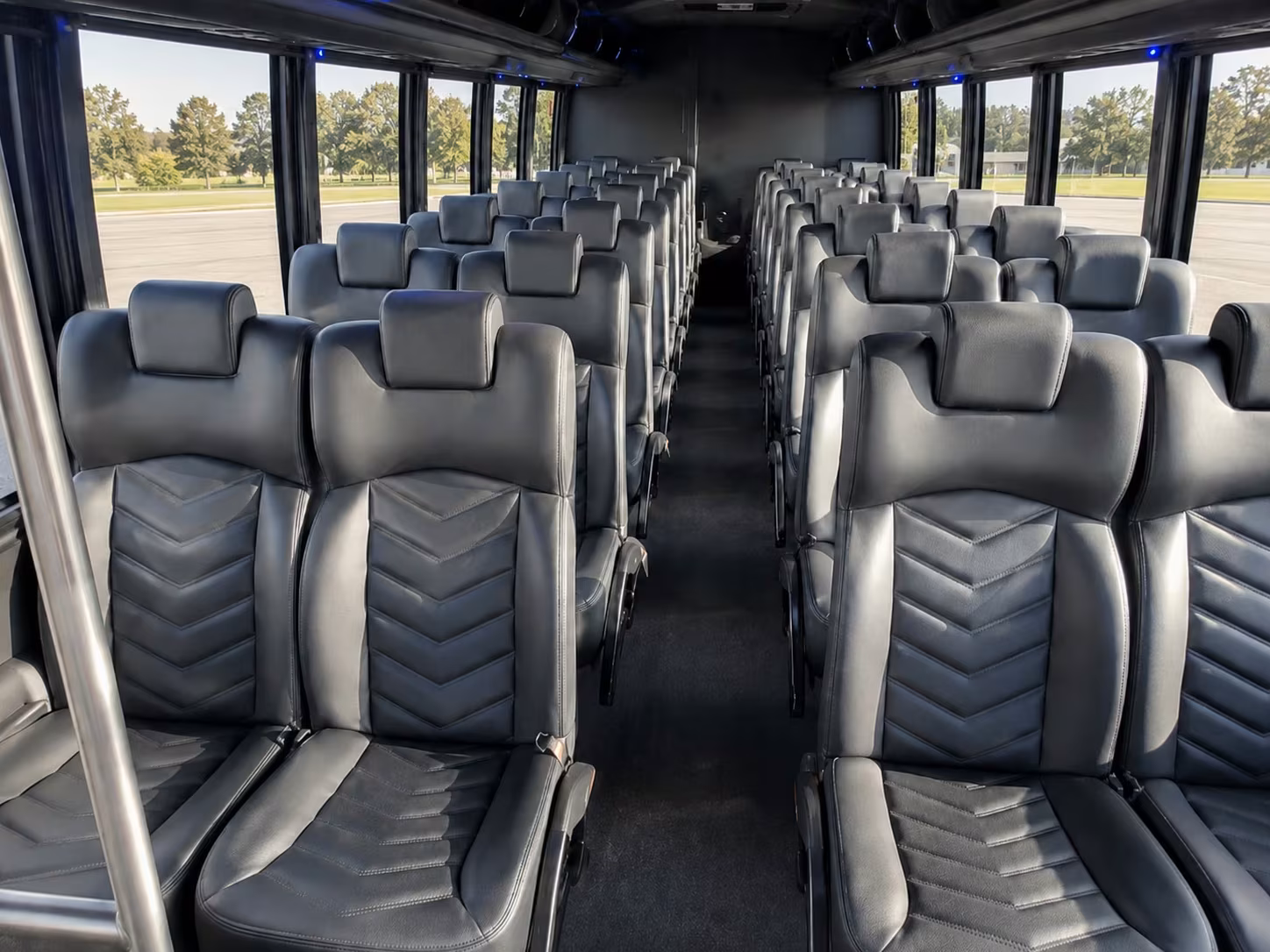 18 passenger minibus interior