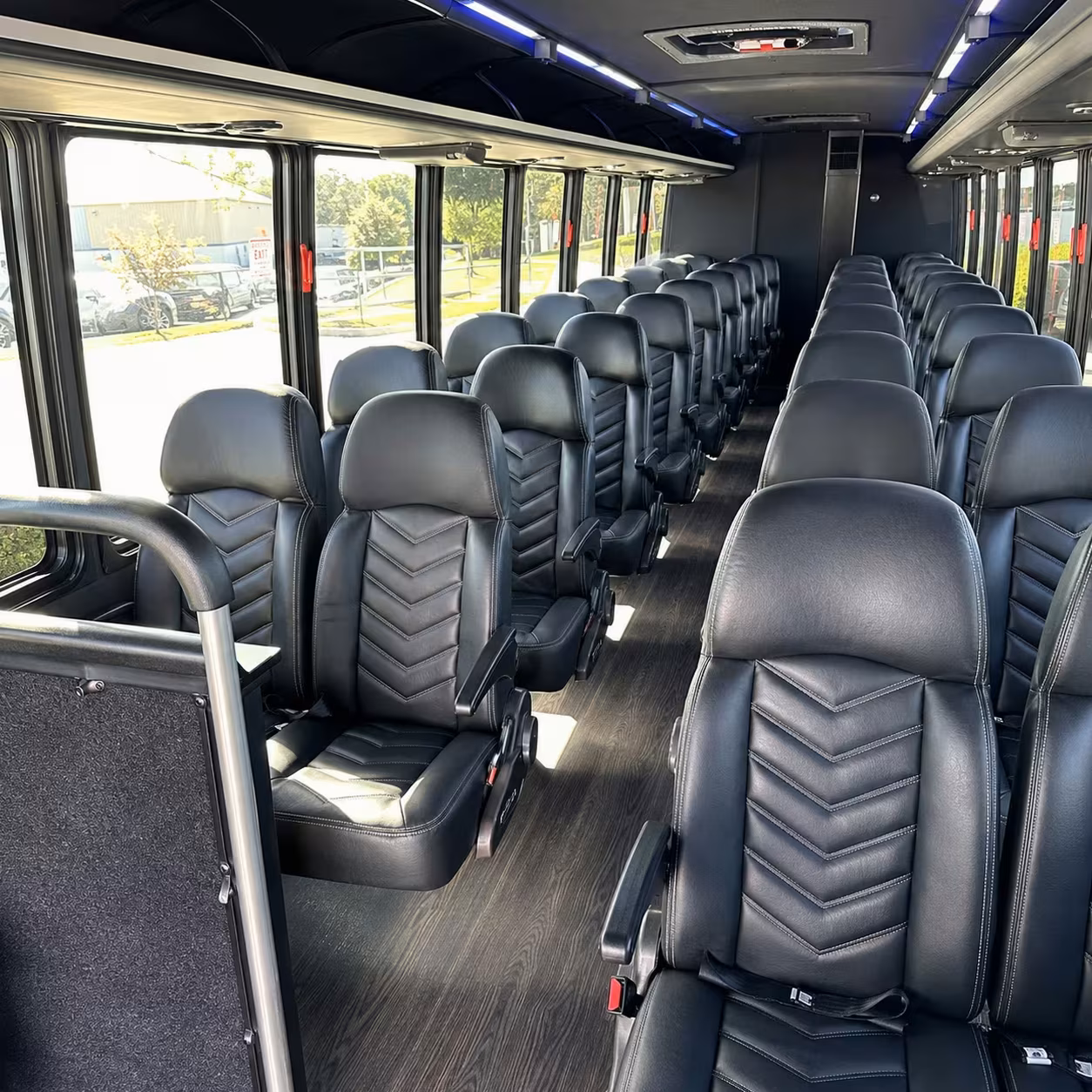 25 passenger minibus inside