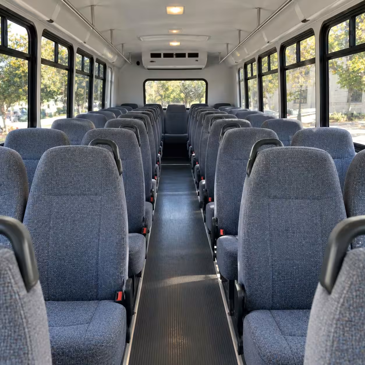 28 passenger minibus inside