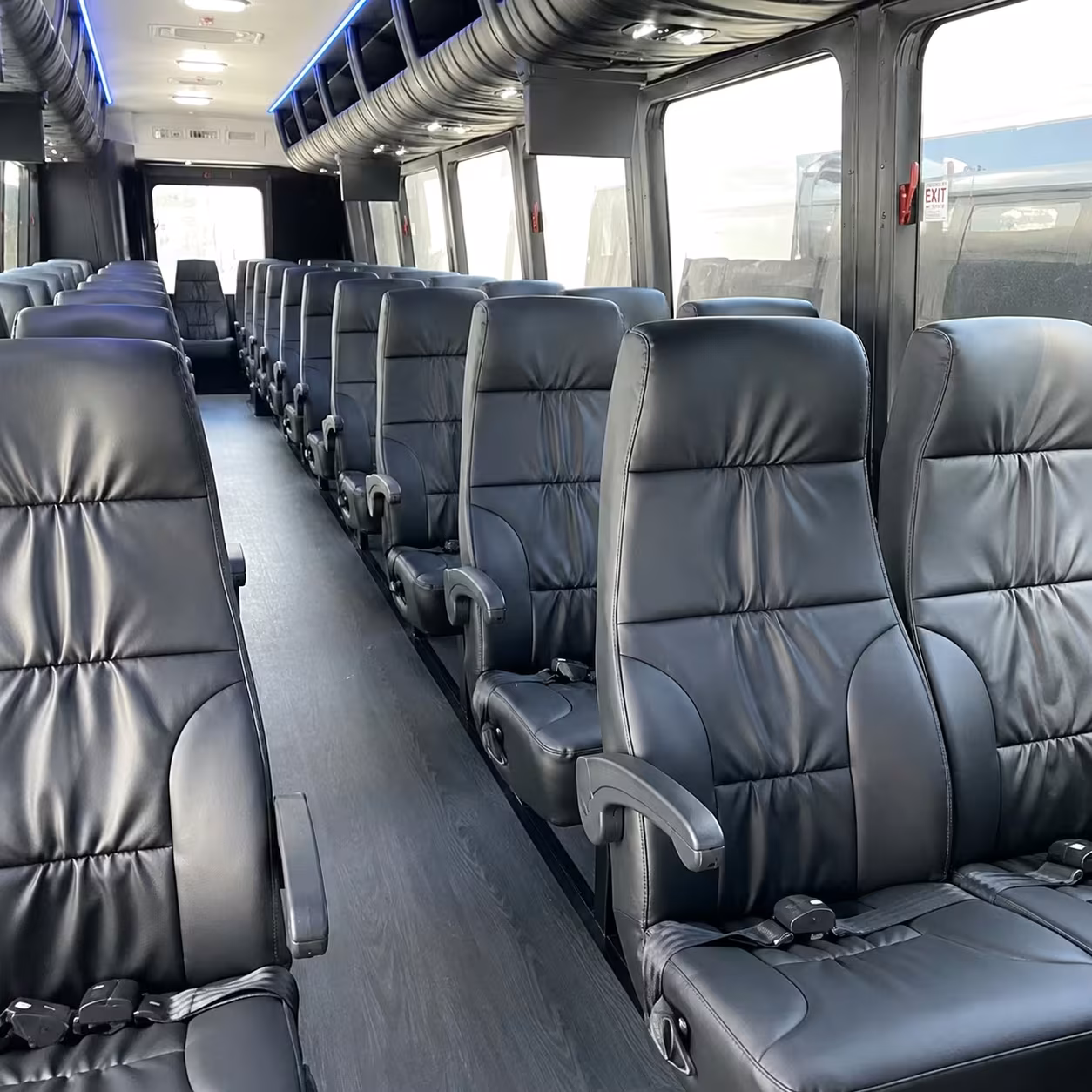 28 passenger minibus interior