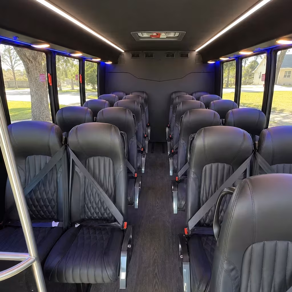 30 passenger minibus interior