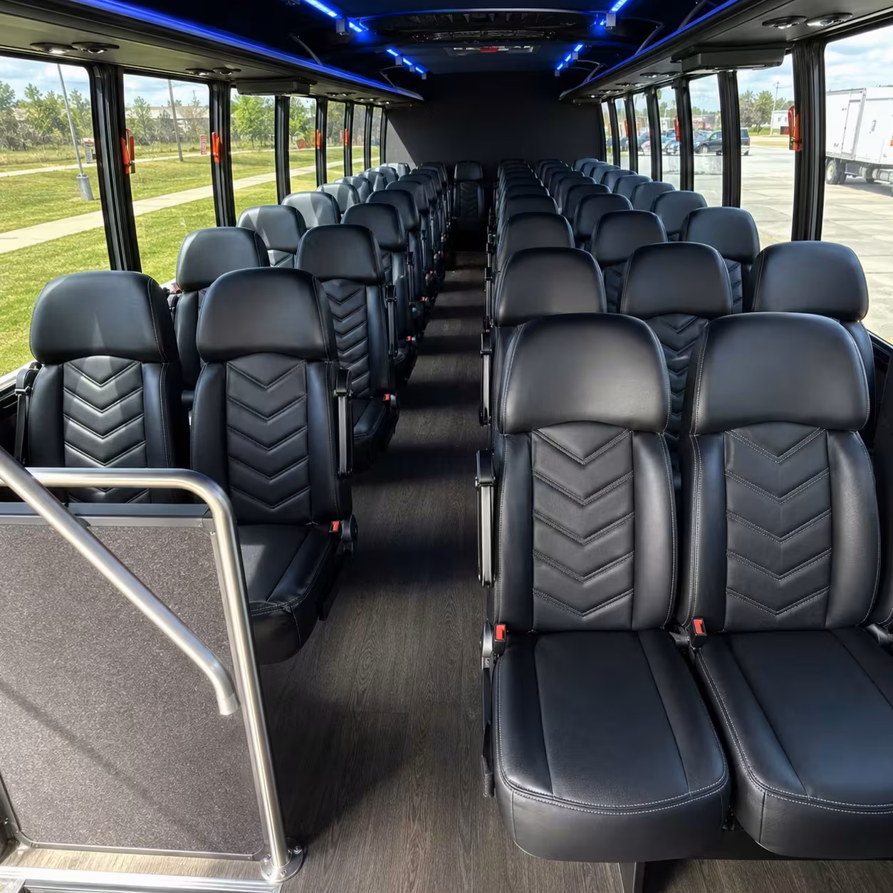 35 passenger minibus inside