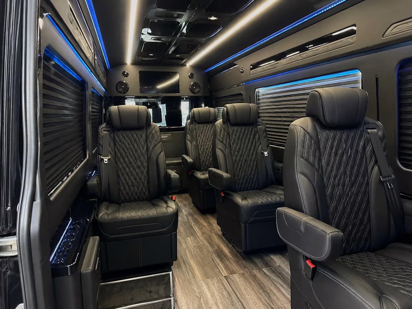sprinter van with driver interior
