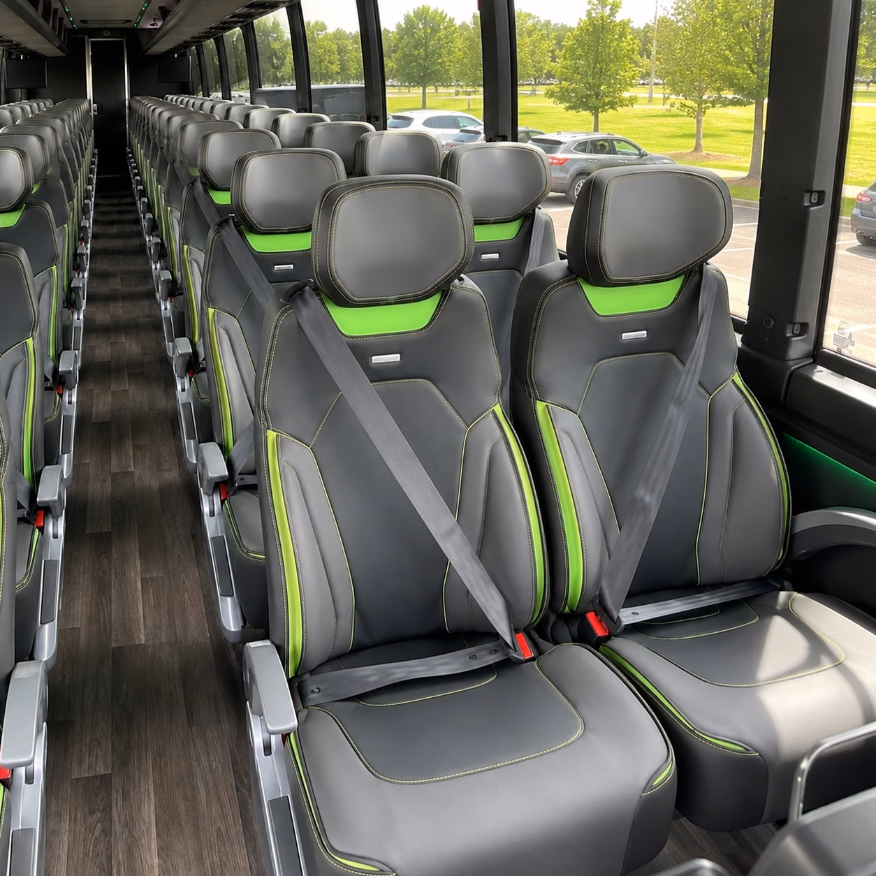 staten island charter bus inside