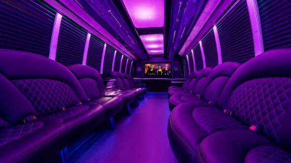 party bus rental interior staten island