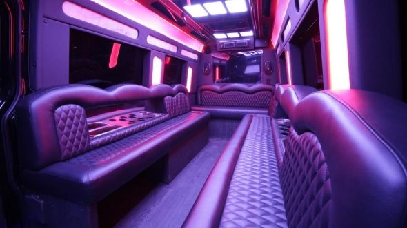 sprinter limo rental interior staten island